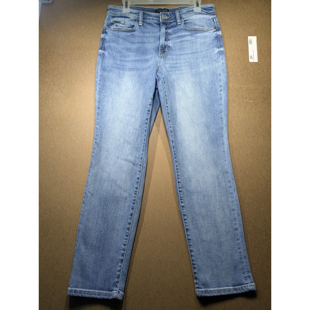 Judy Blue Boyfriend Fit Light Wash High Rise Jeans Size 9/29 Stretch Denim